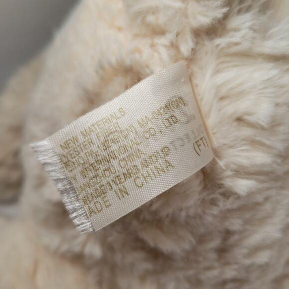 Teddy Bear 16" Plush Cream Brown Bow Stuffed Animal Dan Dee Collector’s Choice - Picture 6 of 16